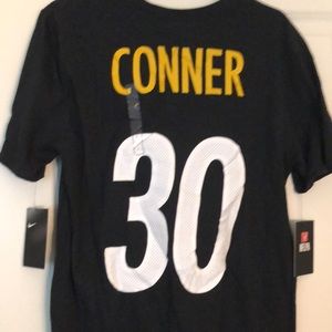 Pittsburgh Steelers James Conner #30 Nike Name Number T-Shirt Sz. L